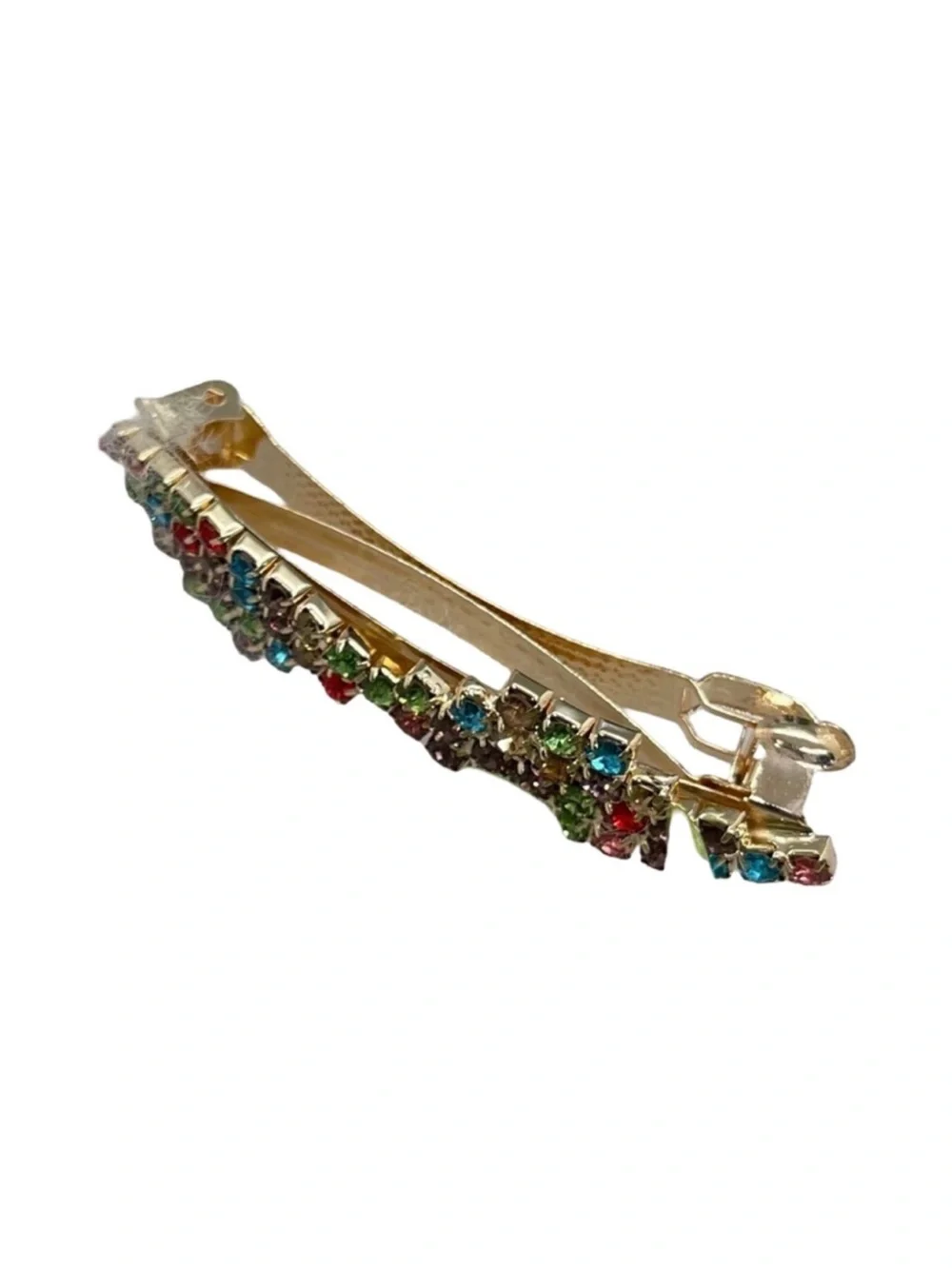 Multicolor Rhinestone Barrette Hair Clip FINAL PRICE DROP
